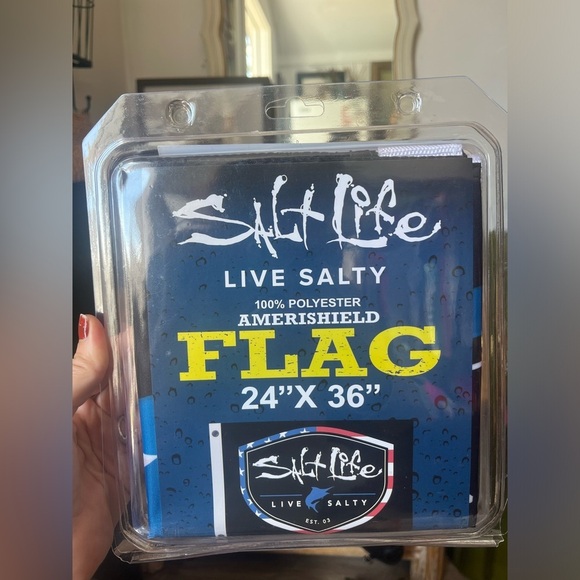 Salt life flag NEW + FREE DECAL - Picture 2 of 3